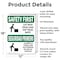 Signmission Safety Culture Sign, 12 in Width, Aluminum, Rectangle, Bilingual OS-2PACK-SF-A-1218-L-10825 - alternate 6